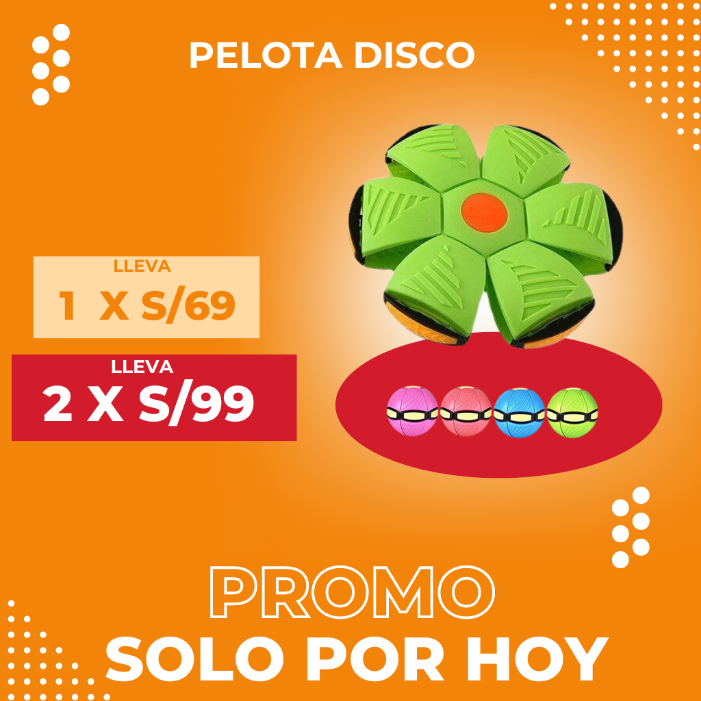 PELOTA DISCO | ENVÍO GRATIS