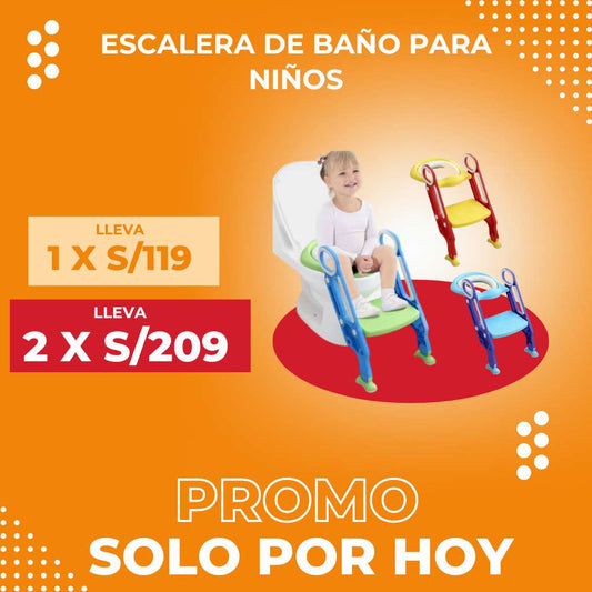 ESCALERA DE BAÑO PARA NIÑ@S | ENVÍO GRATIS