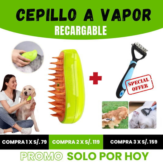 CEPILLO A VAPOR PET | ENVIO GRATIS